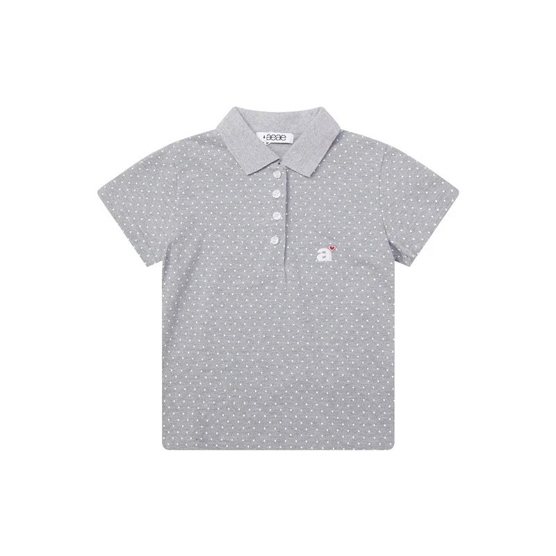 Heart Logo T-Shirt with Polo Collar photo 6