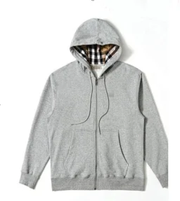 thumbnail for Cross-border European and American station high-quality British-style hooded women's sweatshirt fleece jacket original hardware embroidery + logo