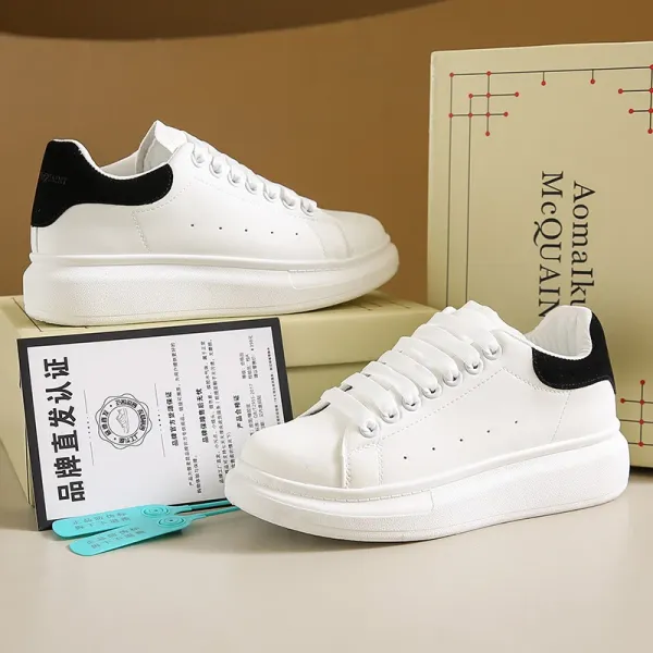 Alexander McQueen Oversized Sole White Sneakers Chunky Sneakers - 1