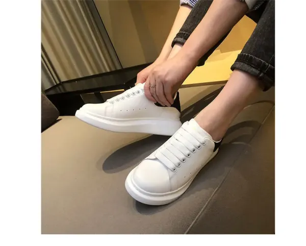 Alexander McQueen Oversized Sole White Sneakers Chunky Sneakers - 12