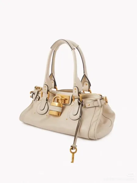 Chloé Paddington Black Leather Handbag with Gold Hardware - 11