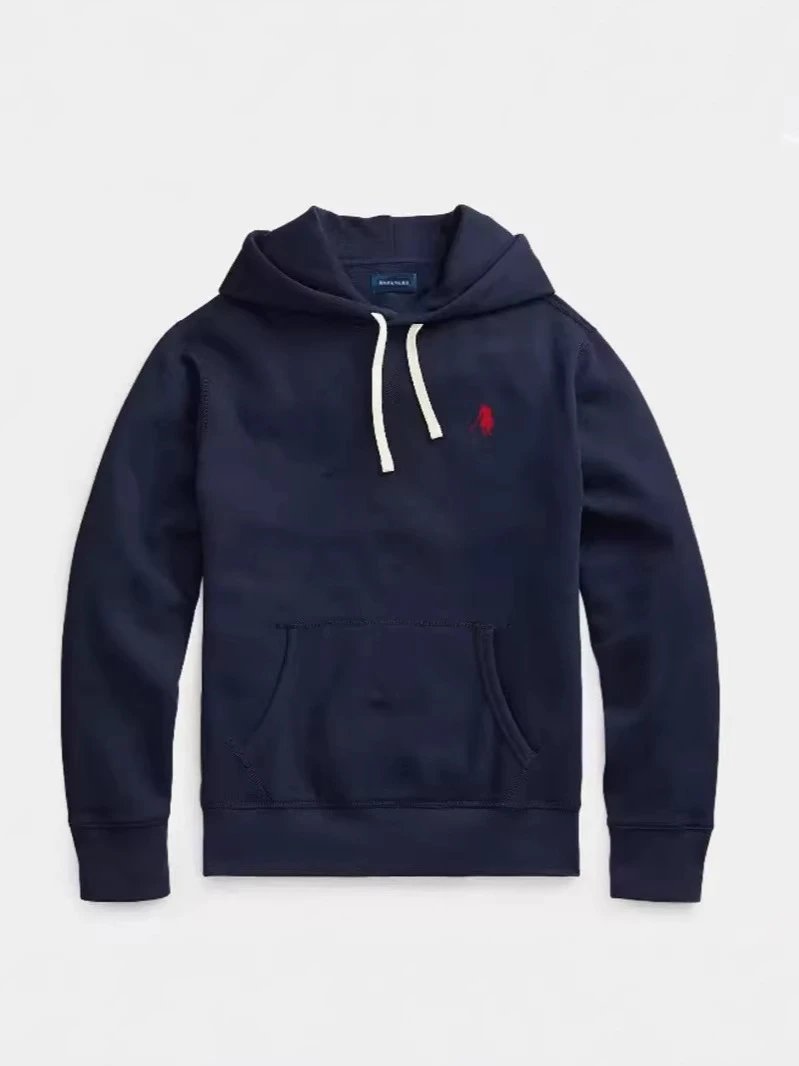 Navy Blue Polo Hoodie