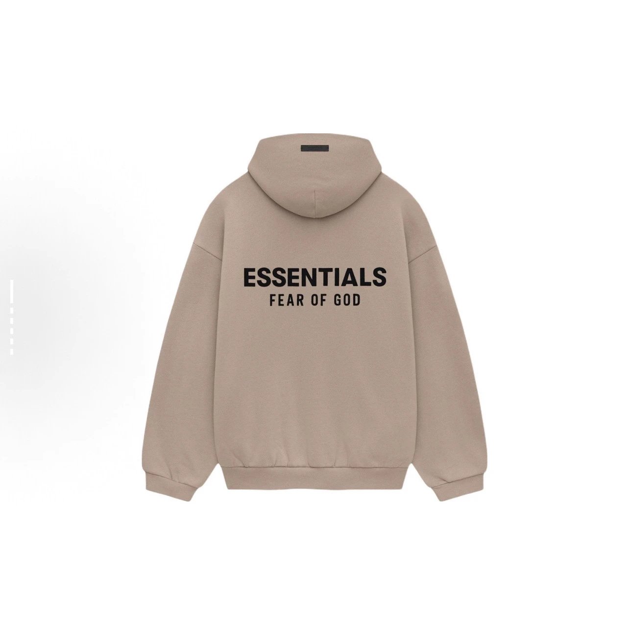 Fear of God Essentials Hoodie Back Logo Tan