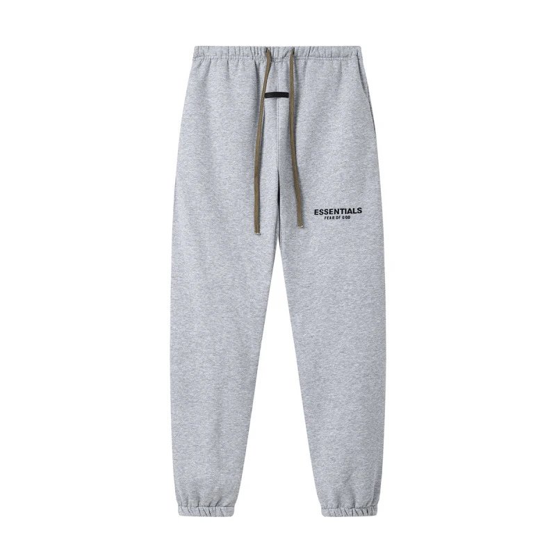 Glued letter pants gray