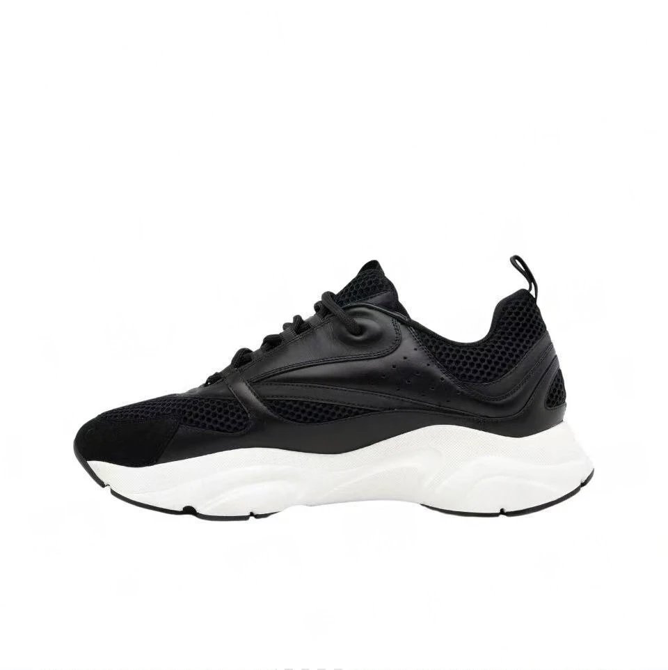 Dior B22 Low Black White 3SN231ZHM-H960