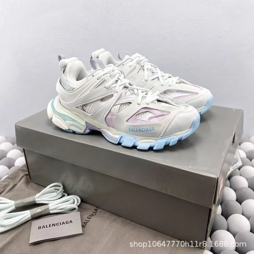 Balenciaga Track LED White Light Blue 555036-W3AD9-9044