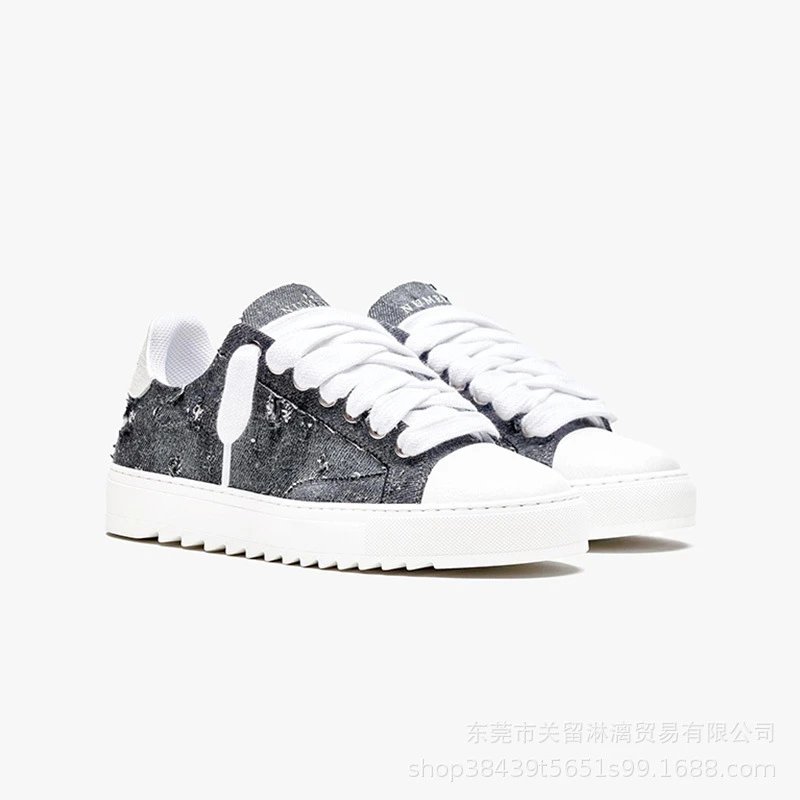 现货NUMERIS运动鞋男手工喷绘帆布鞋时尚潮流个性定.制板鞋