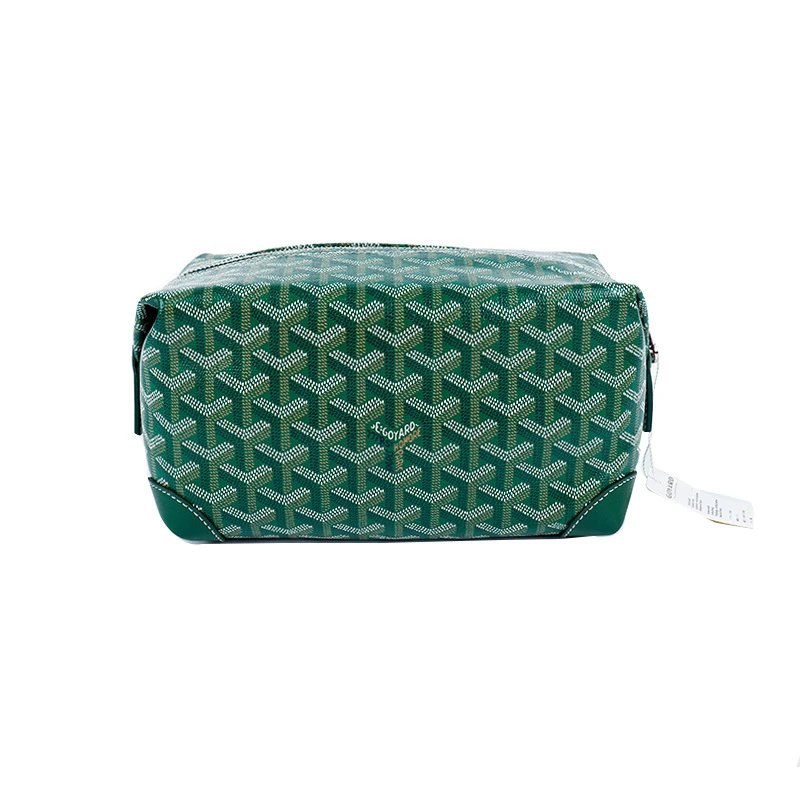 Green Goyard Toiletry Bag