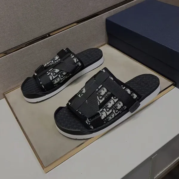 Dior B23 Slide Sandal Multicolor Slippers - 5