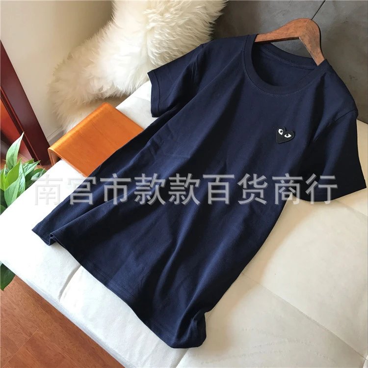 Comme des Garcons PLAY T-shirt Black Heart Navy