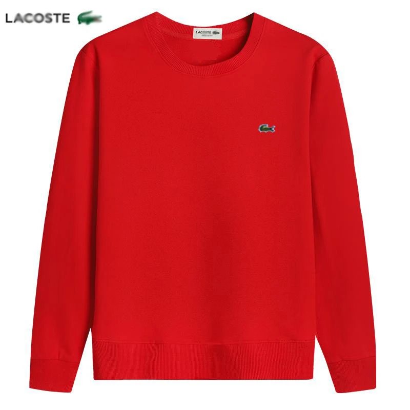 Lacoste Crewneck Sweater Cotton Red