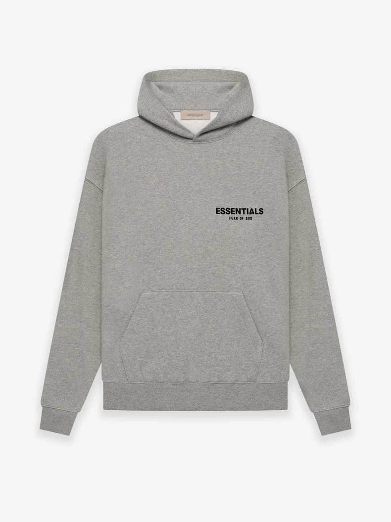 Fear of God Essentials Hoodie Logo Grey