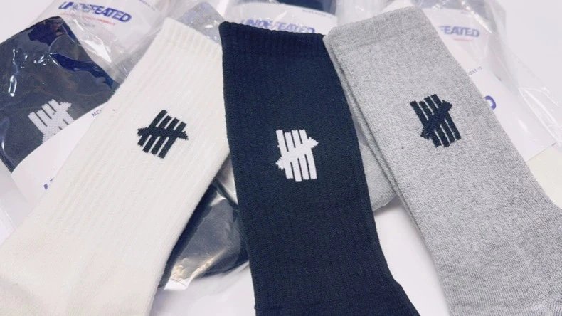 UNDEFEATED Unisex Cotton Sports Socks High-Top Thickened photo 8