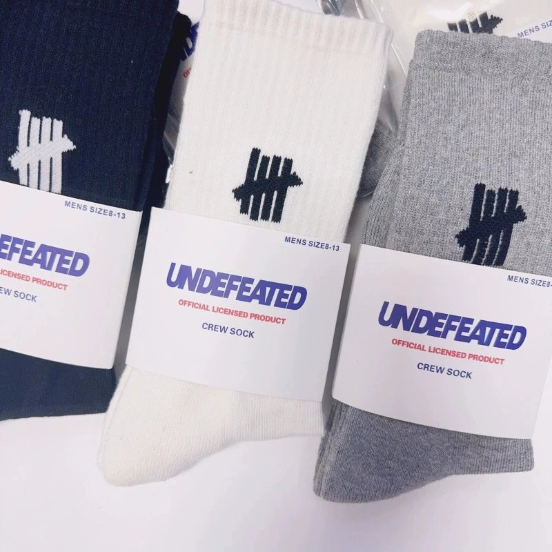 UNDEFEATED Unisex Cotton Sports Socks High-Top Thickened photo 7