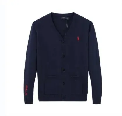 Polo Ralph Lauren Zip-Up Knit Jacket Black - 5