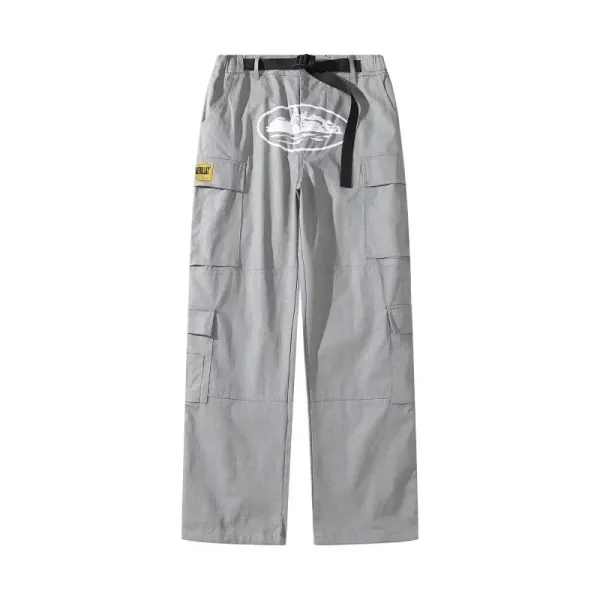 Design Cargo Pants Gray - 1