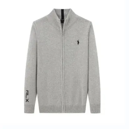Polo Ralph Lauren Zip-Up Knit Jacket Black - 4