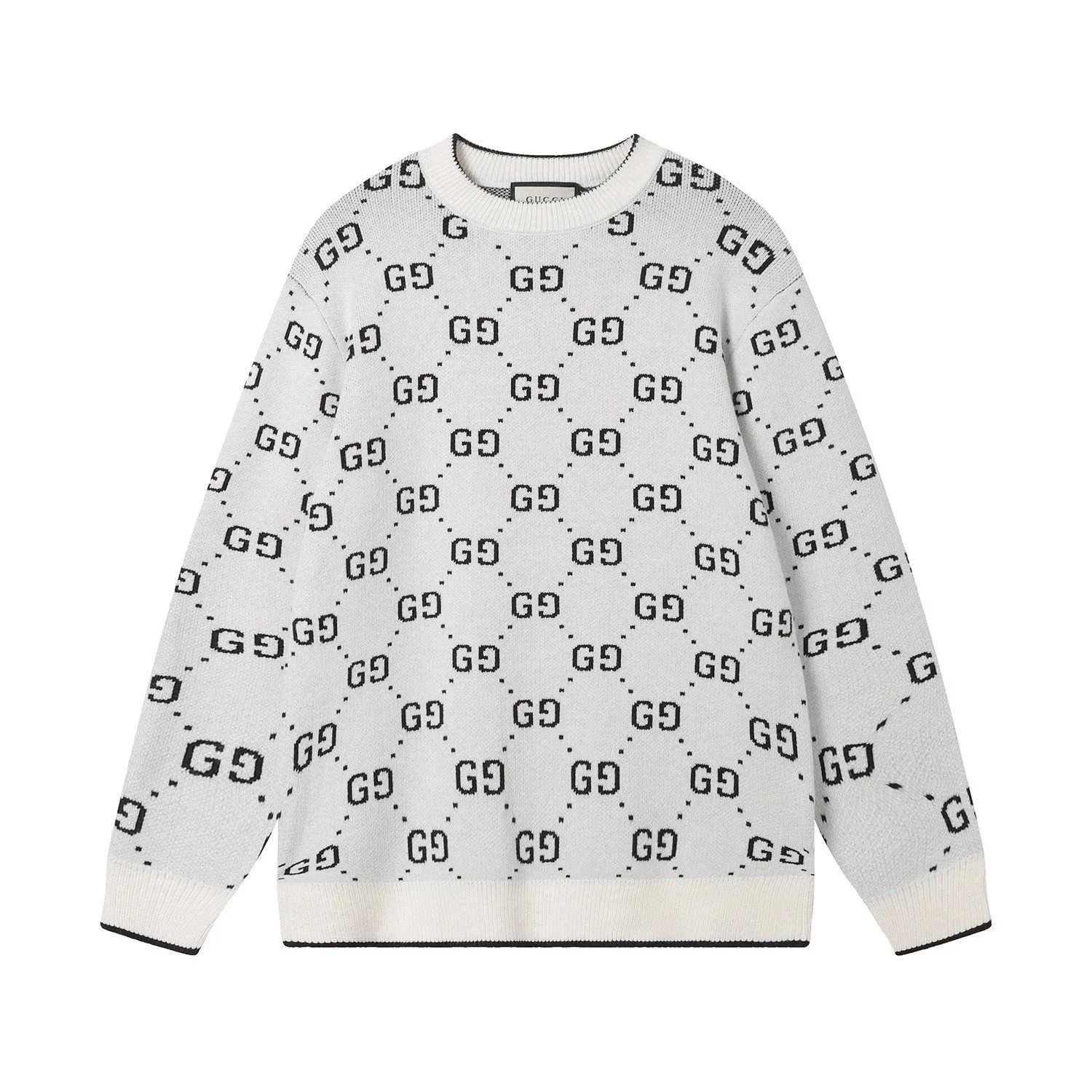 Gucci White GG Logo 
