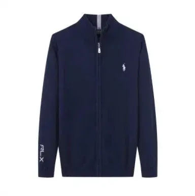 Polo Ralph Lauren Zip-Up Knit Jacket Black - 6