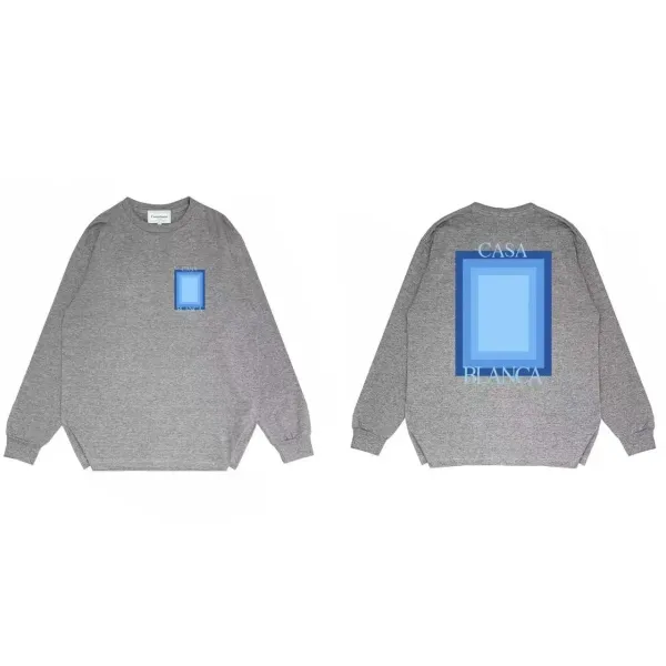 Candide x Mountain Motif Gray Oversized Long-Sleeve Sweatshirt - 9