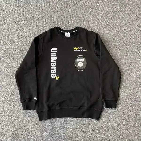 A Bathing Ape aapeNOW Universe Black Hoodie - 1