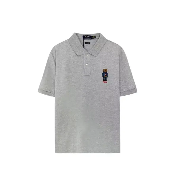 Polo Ralph Lauren Custom Fit Gray Polo - 1
