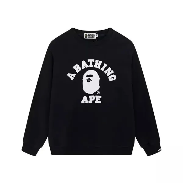 A Bathing Ape Classic Logo Hoodie Black - 1