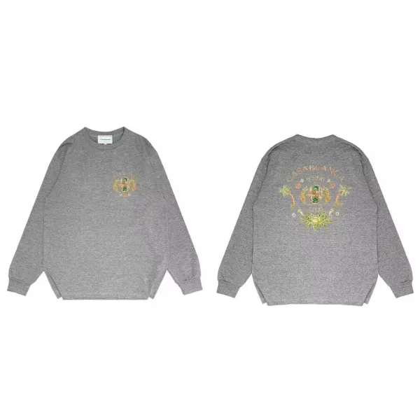 Candide x Mountain Motif Gray Oversized Long-Sleeve Sweatshirt - 11