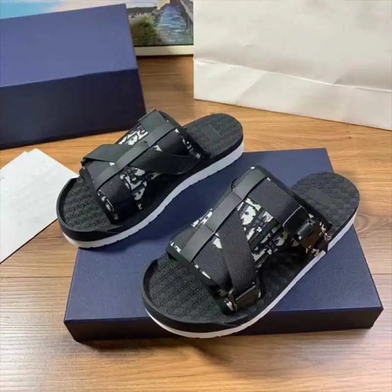 Dior B23 Oblique Sandals Black Sandals - 15