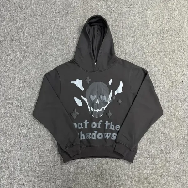 Philipp Plein Out of the Shadows Skull Hoodie Black - 1