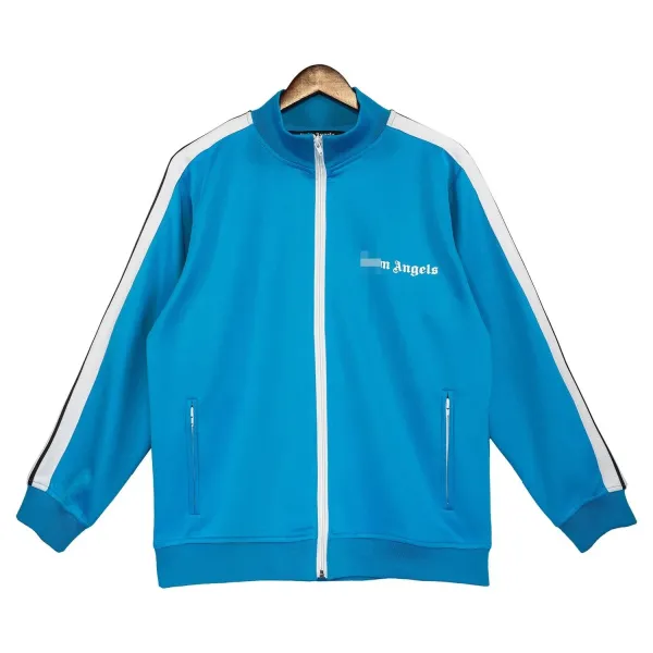 Palm Angels Track Jacket Blue - 1