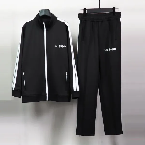 Palm Angels Track Jacket and Sweatpants Set Black - 1