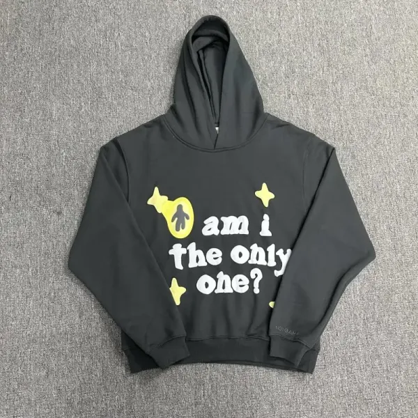 MOON GAME Am I The Only One Hoodie Black - 1