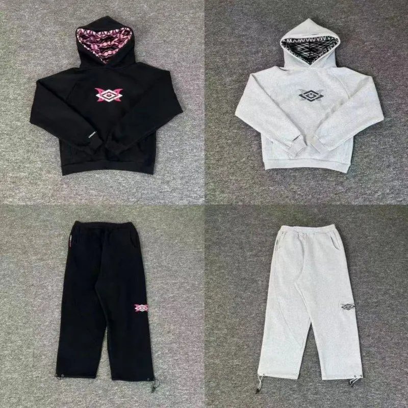 Fleece-Lined Hoodie and Loose Casual Pants Set