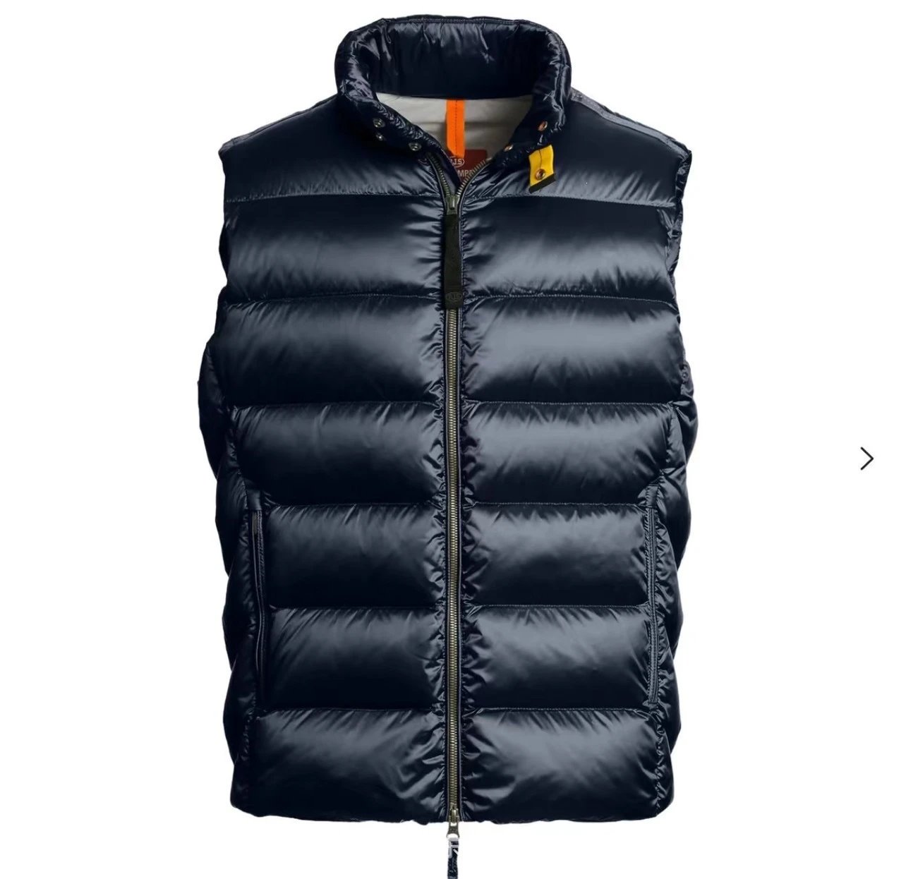 Navy blue down vest
