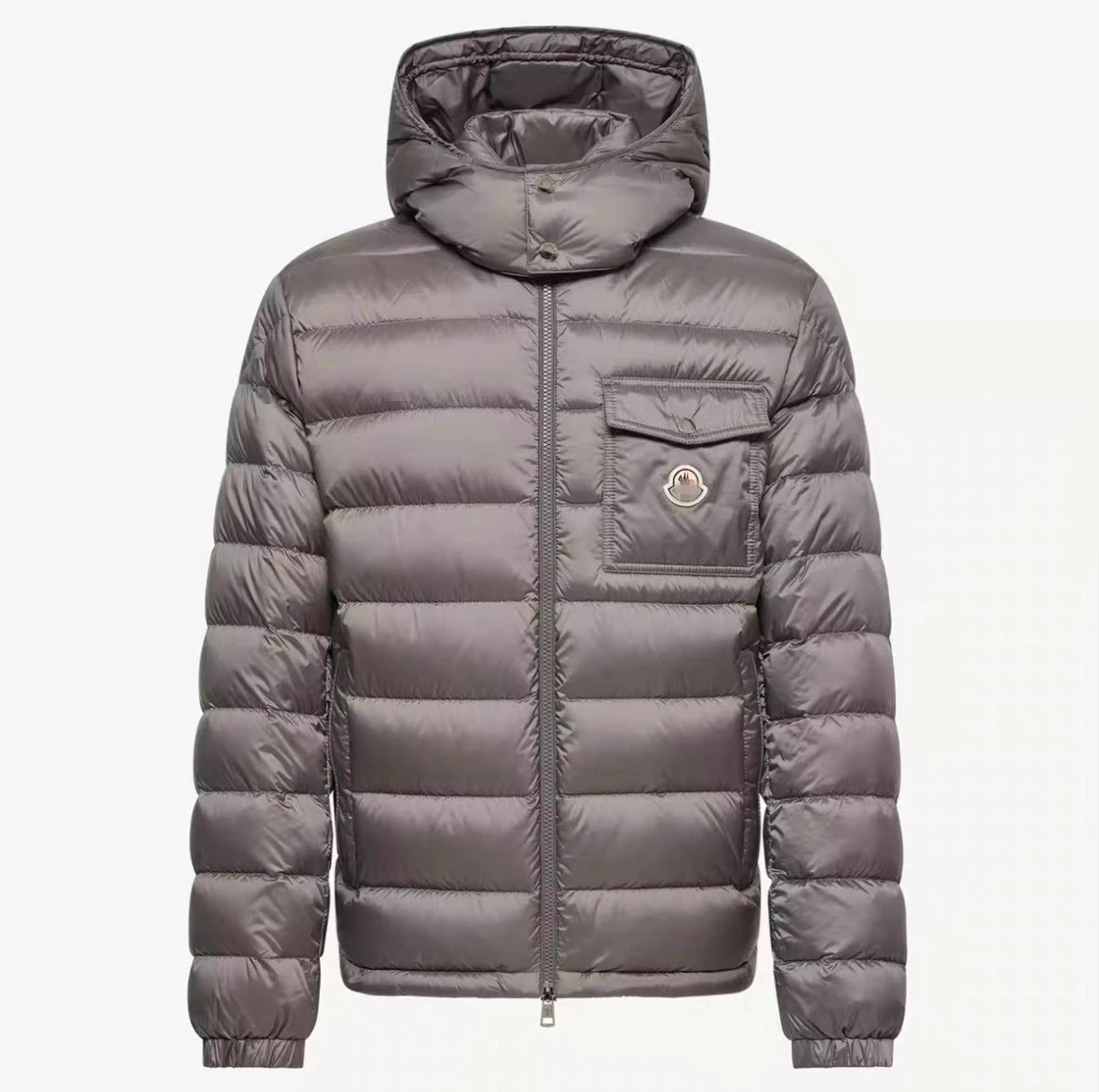 Cute Home New Style Double Zip Hooded Down Commuter High Street Thickened Couple Jacket