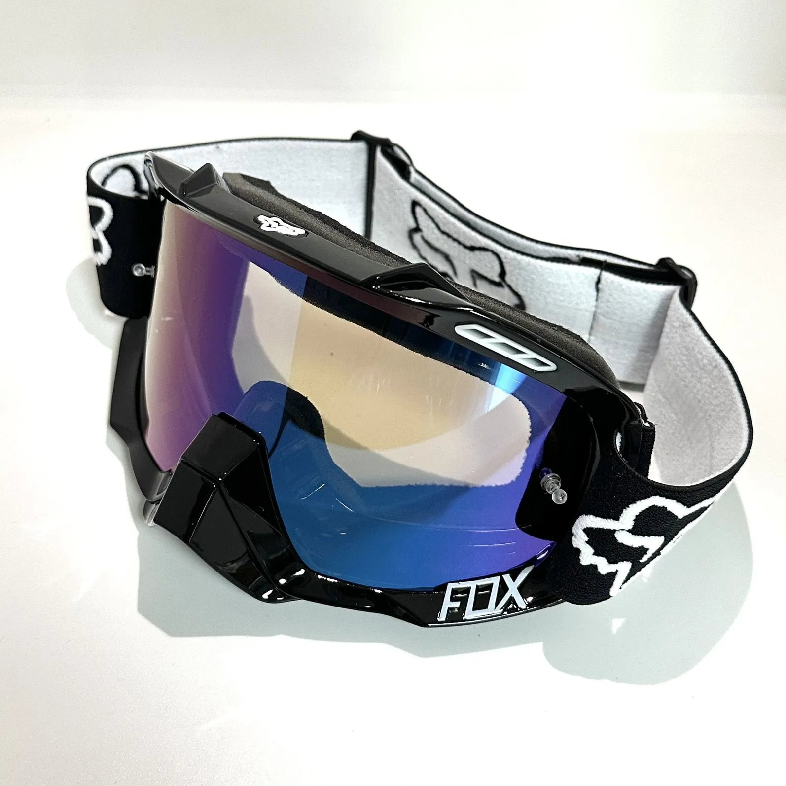 FOX black frame colorful (free glasses bag anti-fog wipes)