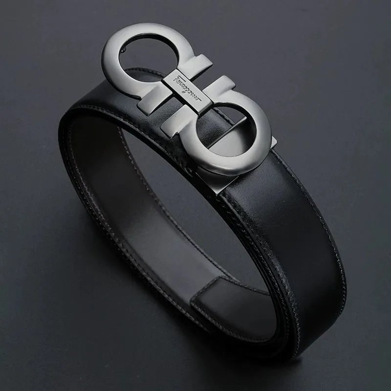 Gunmetal Black Buckle Plain Weave