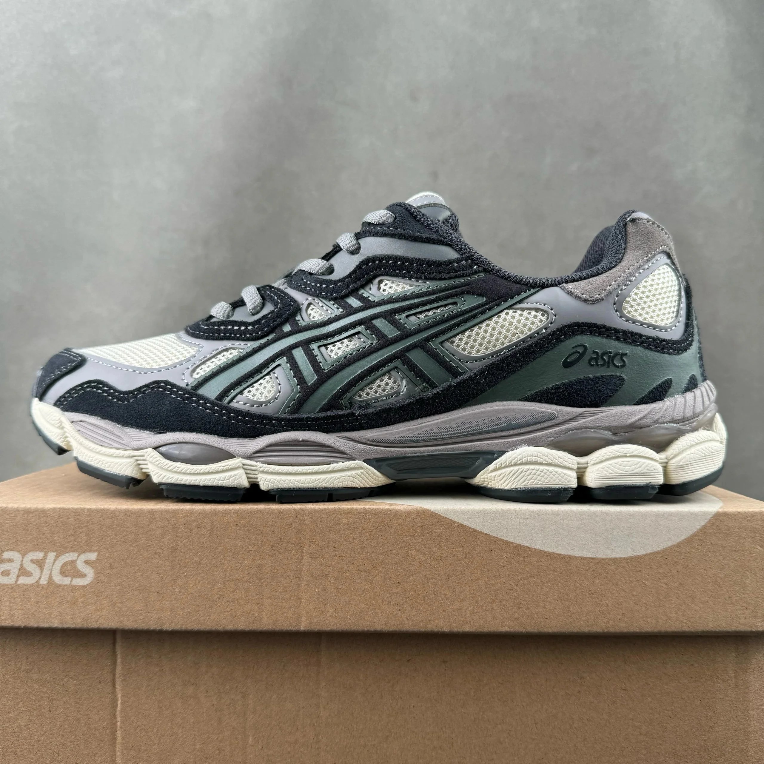 Asics Gel-Kayano 14 OG Gray Green Black Sneakers - 1