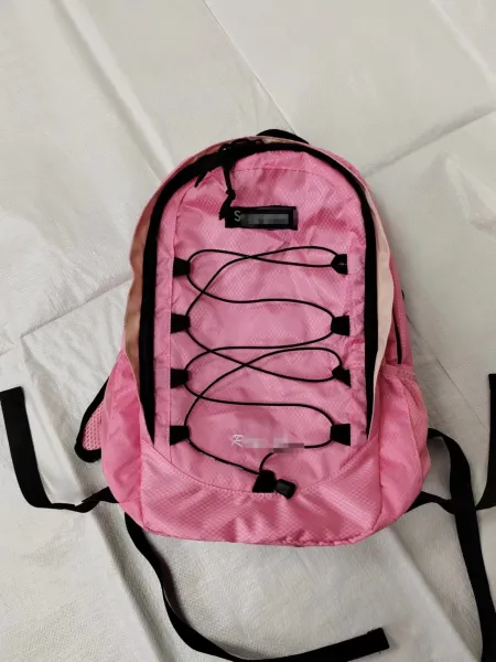 Design Compact Mesh Backpack Pink - 4