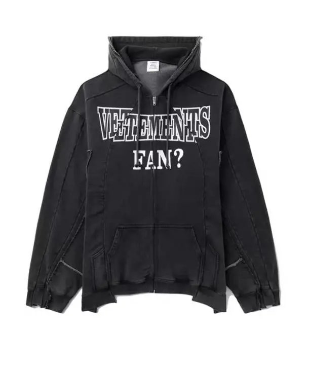 Vetements Multiple V-series hoodie designs — V777