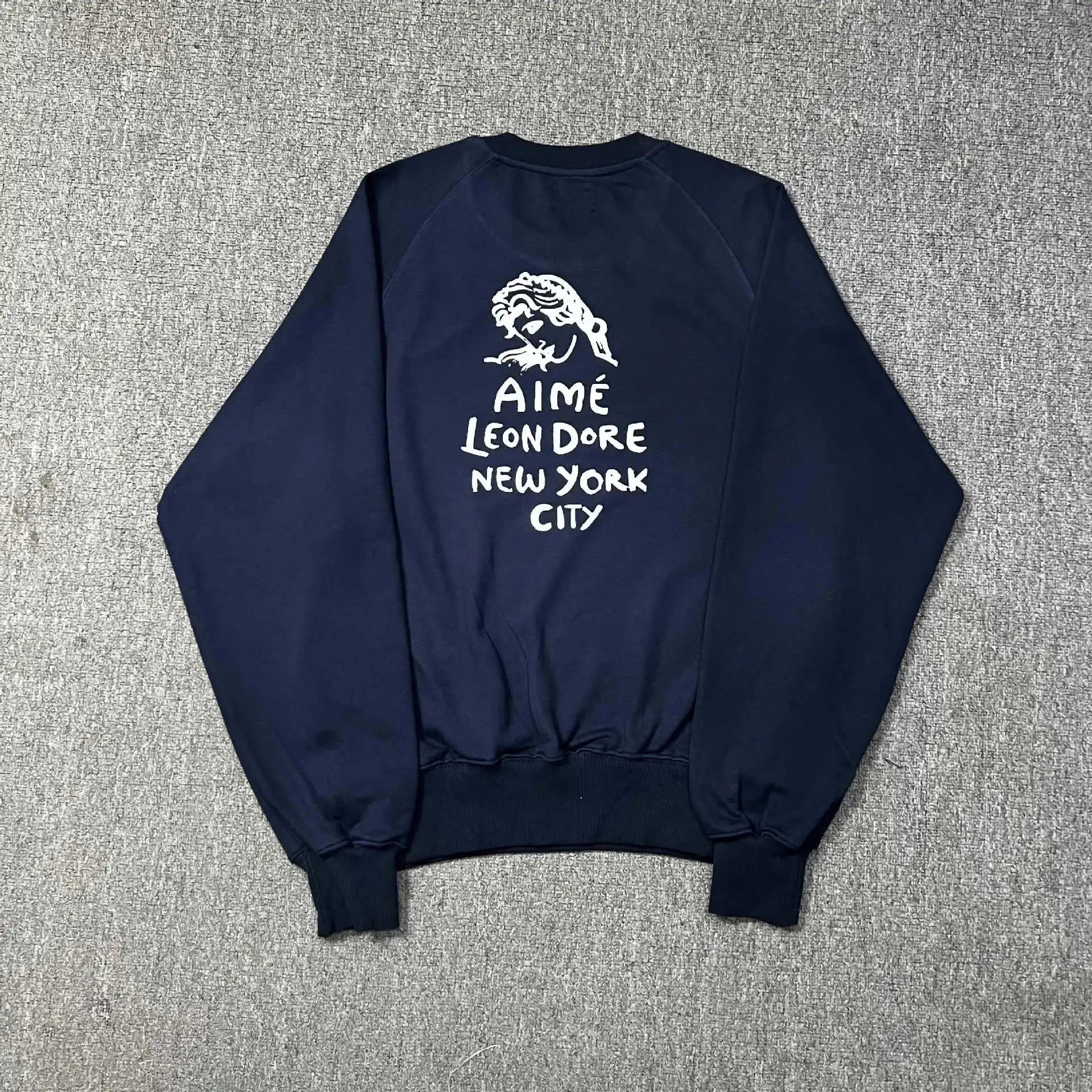 Aimé Leon Dore Aimé Leon Dore New York City Navy Blue Sweatshirt Navy