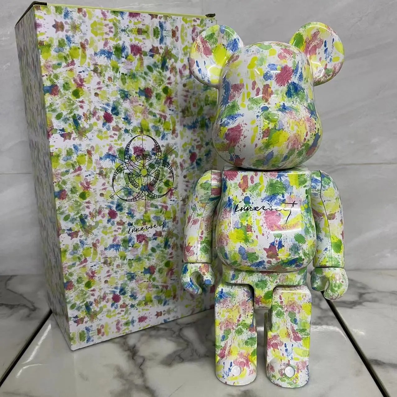 Medicom Toy Medicom Toy BE@RBRICK Inverse Splatter Collectible Figure Multicolor