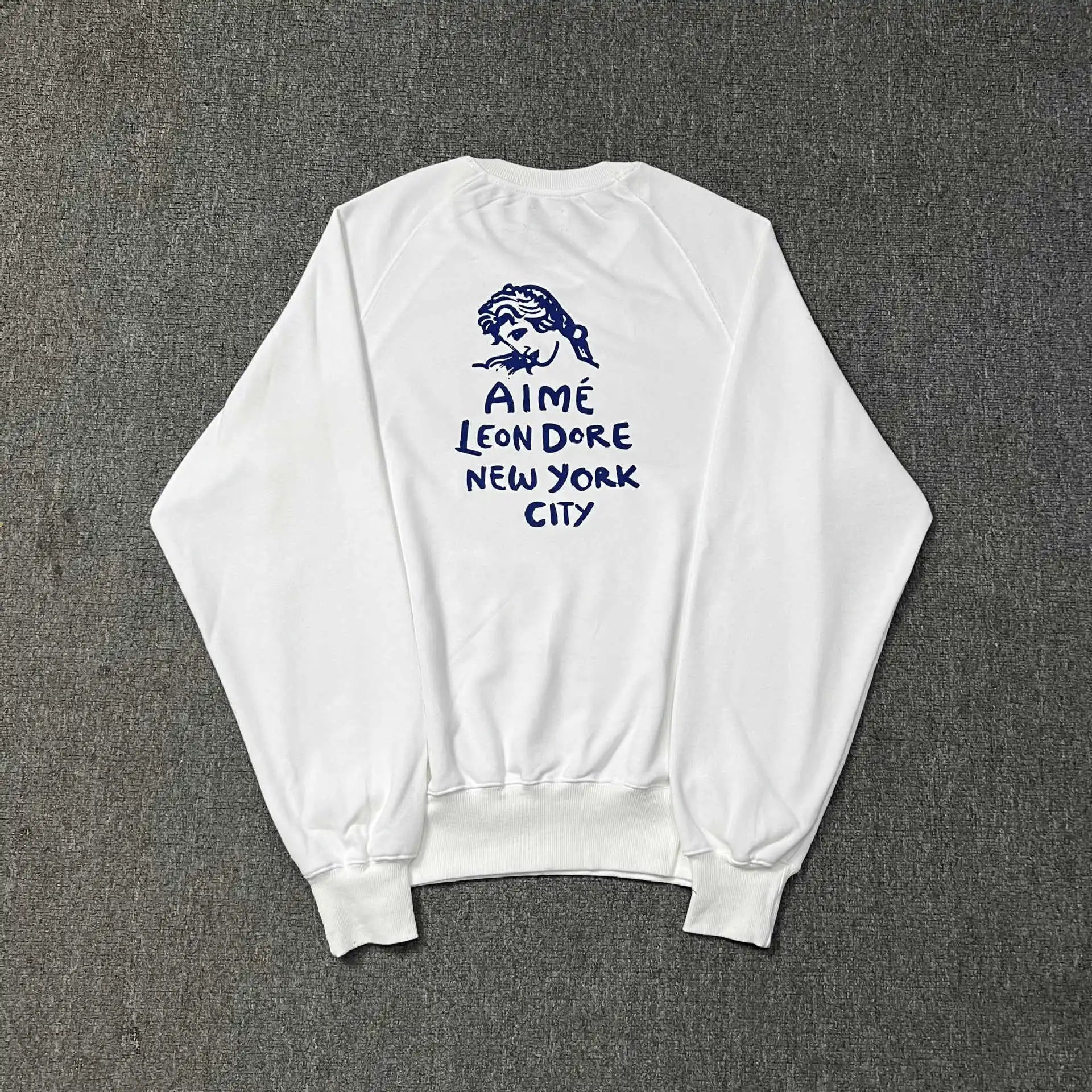 Aimé Leon Dore Aimé Leon Dore New York City White Crewneck Sweatshirt White