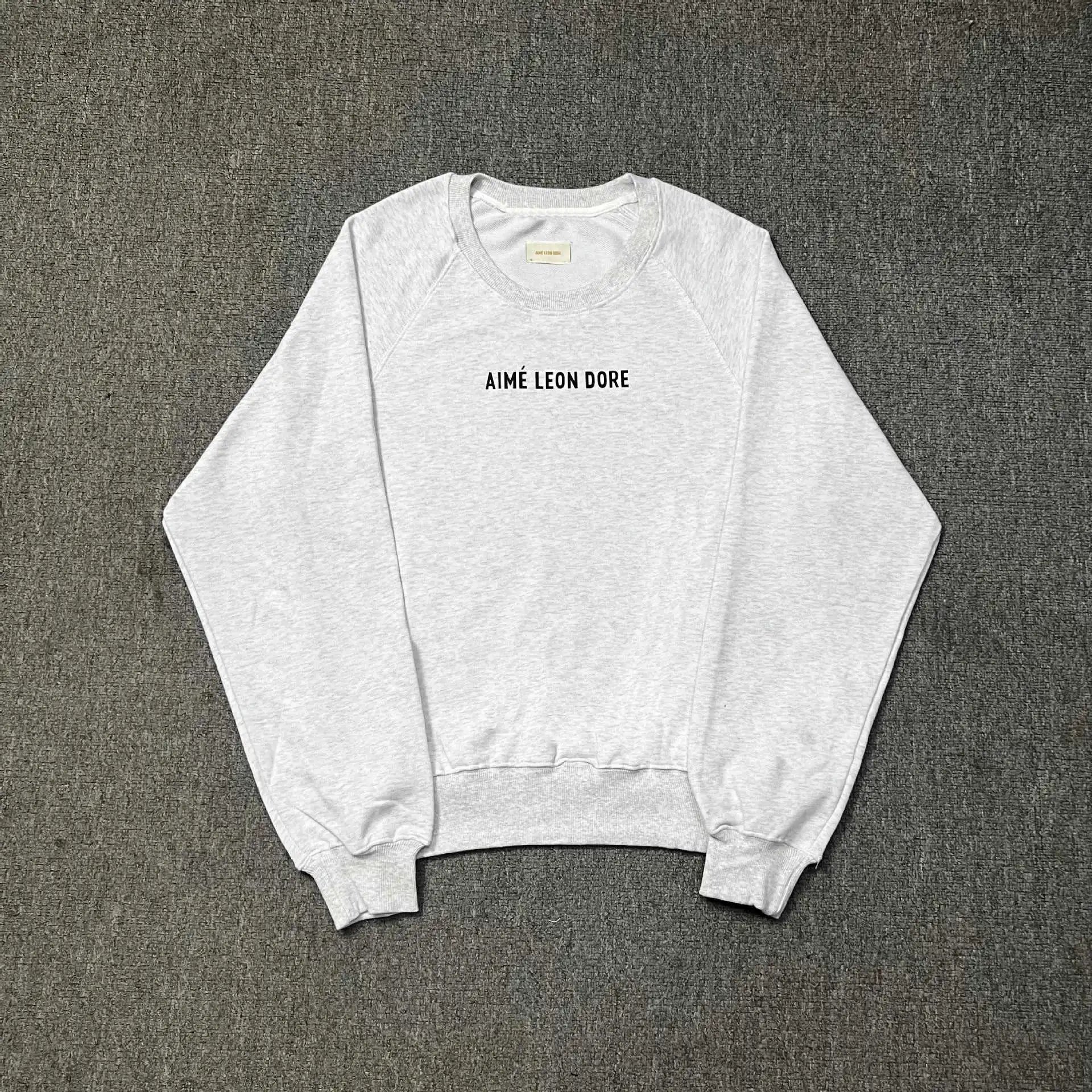 Aimé Leon Dore Aimé Leon Dore Grey Melange Crewneck Sweatshirt Grey