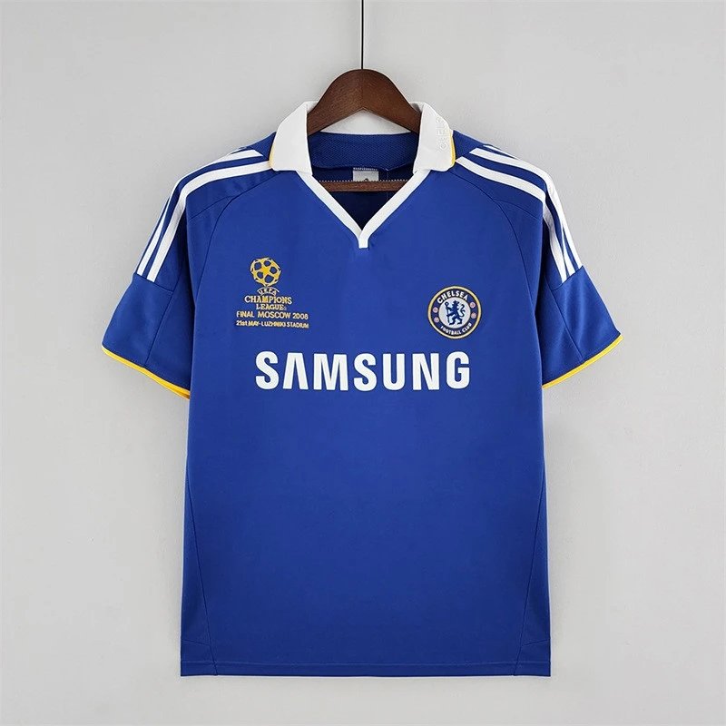 Manchester United AIG White Vintage Soccer Jersey