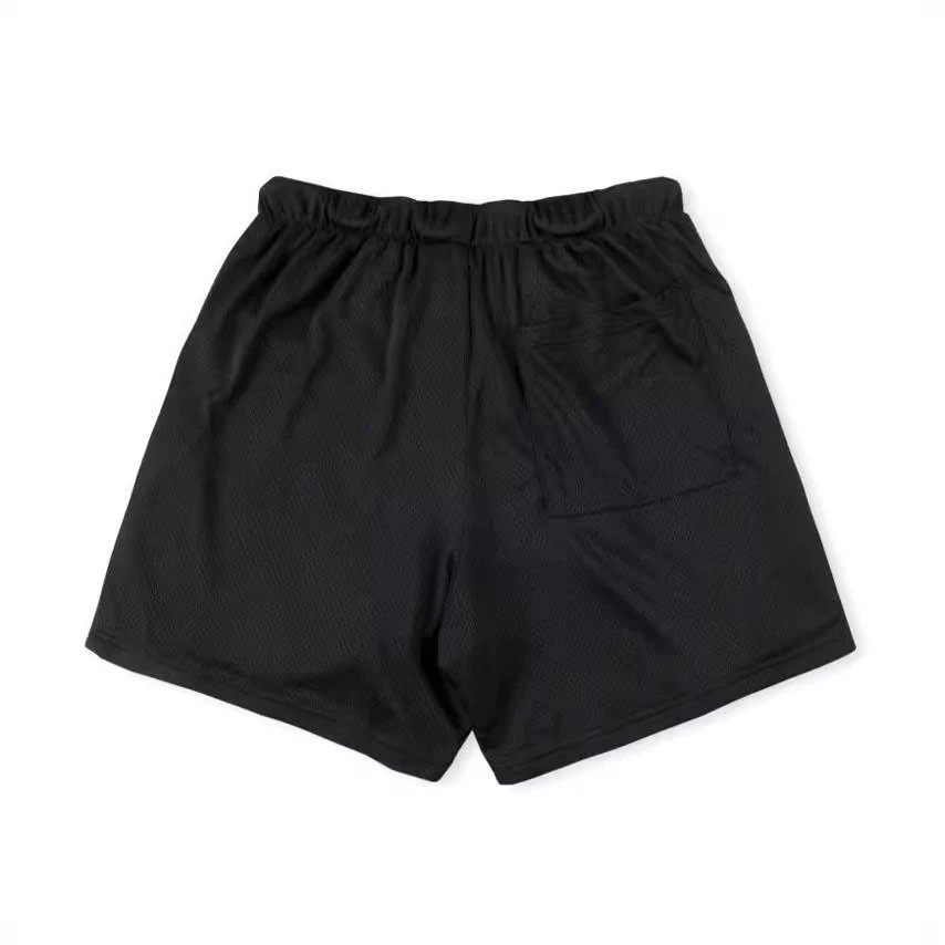 Billionaire Studios Black Mesh Logo Shorts