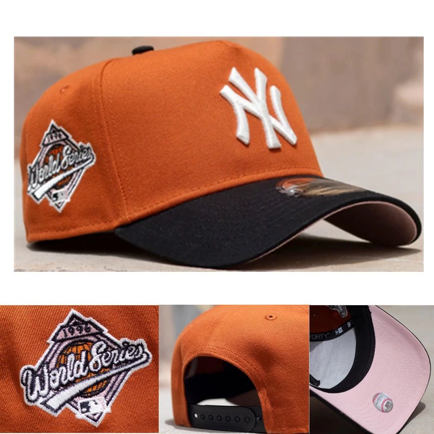 New Era New Era New York Yankees Orange & Black World Series Cap Orange