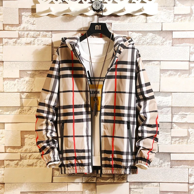 Burberry Check Print Hooded Jacket [3 styles]