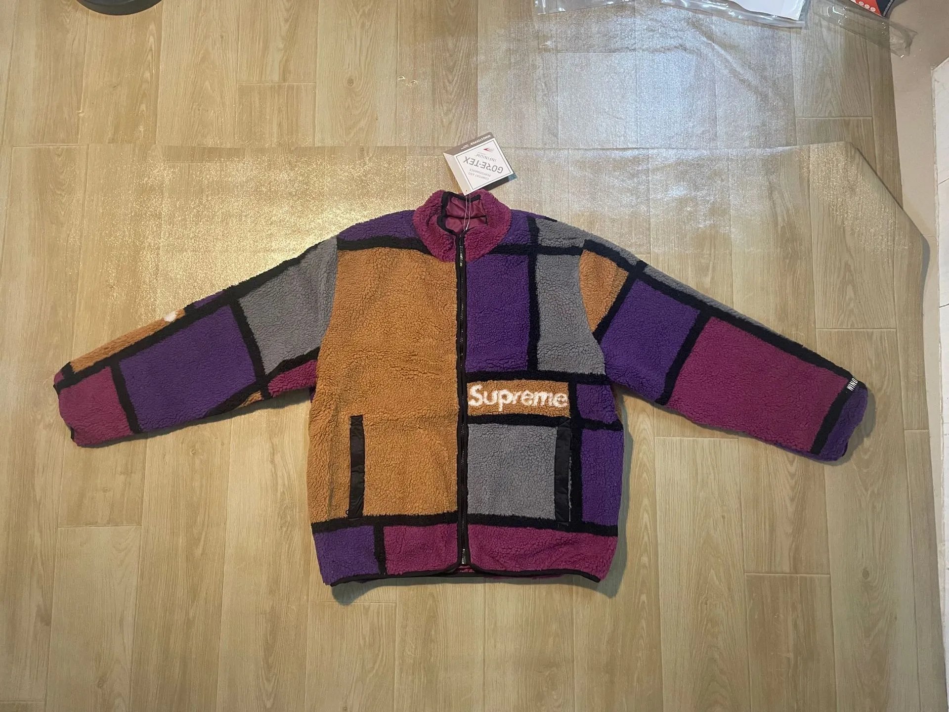 Supreme Hoodies & Sweatshirts Hooded Sweatshirt — D417 Purple